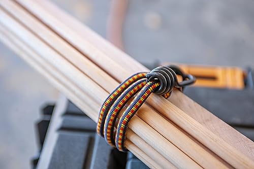 Keeper - 24” Vinyl Coated Bungee Cord, 10 Pack - UV and Weather-Resistant - size: 10-Pack, style: 24”