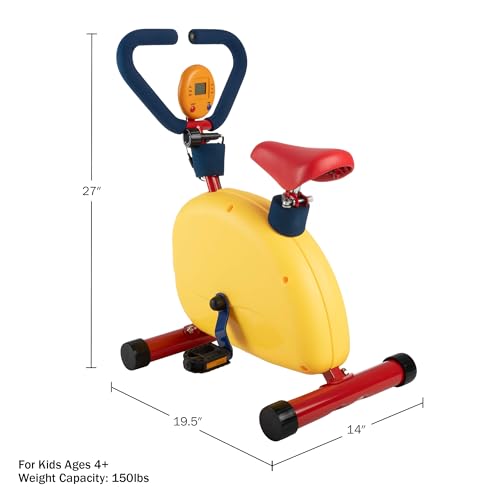 Hey! Play! Kids Exercise Equipment Collection: Strength Training, Cardio, Endurance, and Active Play Essentials - Kids Exercise Bike - style: Kids Exercise Bike