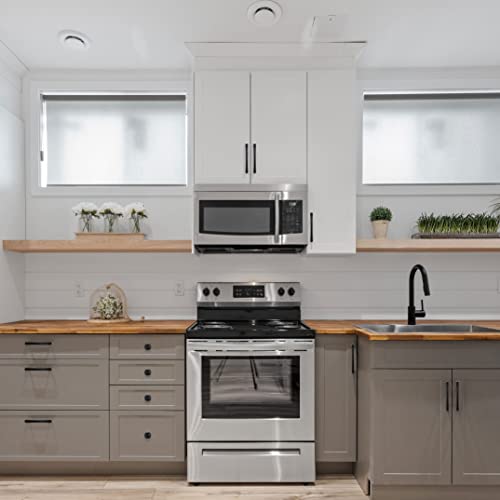 COTYKILEY 10 Pack 3.75 Inch(96mm) Matte Black Kitchen Cabinet Handles Cabinet Pulls Cabinet Door Handles Kitchen Cabinet Hardware Cupboard Drawer Pulls Dresser Handles - color: Matte Black, size: 3.75" Hole Center（96MM）