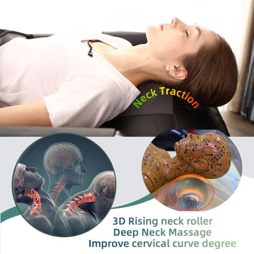Premium Jade Roller Far Infrared Full Body Massage Bed Table (Black) - size: Full Body Massage Bed