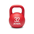 Steel Competition Kettlebells by Steve Cotter - Hard-Wearing Crack-Resistant Powder Surface Coating, 34mm Steel Handle with Non-Slip Super Textured Powder Coating Grip - Avail 6kg - 32kg - color: a) 32kg - Red