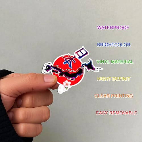 30 PCS Japan Travel Stickers Pack, Japanese Flag Tokyo Osaka Food | Vinyl Waterproof Decals Temple for Car Laptop Water Bottle Scrapbook Journal Gifts for Adults Teens Men Decoration Students - color: Japan Travel Sticker