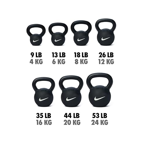 Nike Kettlebell - color: Rubber Coated, size: 44.0 Pounds