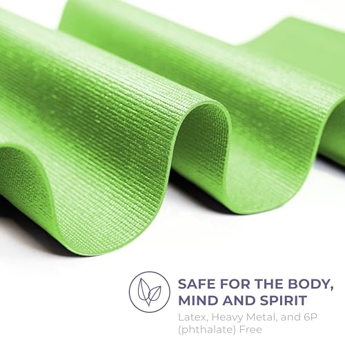 Voyage 5mm Studio Yoga Mats, 6 Pack, 72x24in - color: Assorted