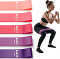 5-Pack Workout Resistance Bands: Elastic for Strength, Stretching, Pilates & Yoga. Home Gym Equipment for Men/Women, Suits Physical Therapy, Leg/glute/arm Training—Practical, Multi-use. - color: pink