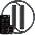 Tangram Smart Rope Rookie – Smart Jump Rope with Counter & App, Bluetooth Fitness Tracker, Adjustable Jump Rope for Weight Loss, Cardio, HIIT & Home Workouts - color: Black