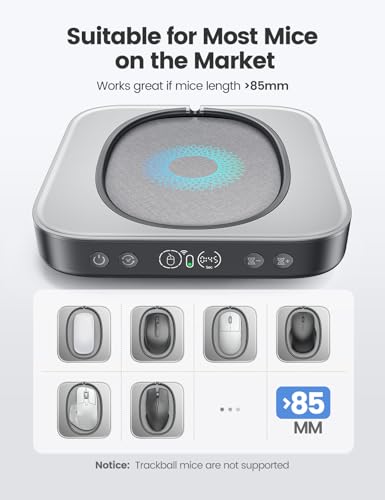 meatanty Undetectable Mouse Mover with APP Remote Control and Timer Function, Super-Silent Mouse Jiggler Device Move Randomly, Automatic Wiggler Shaker Giggler Keep Computer Laptop Active - style: Mechanical Mouse Jiggler with App