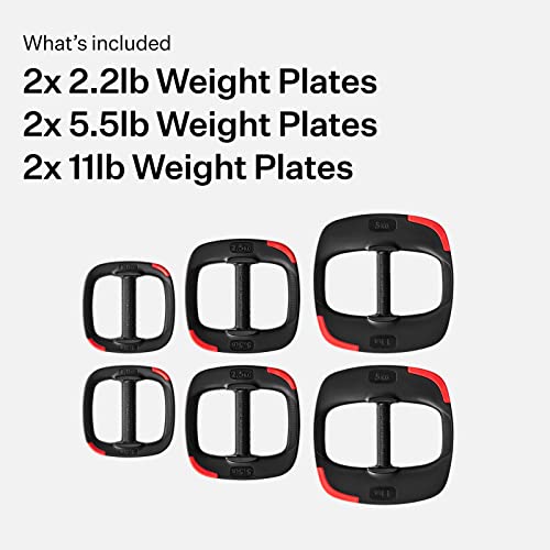 Les Mills™ Dual Purpose Ergonomic Exercise Weight Plates for Total Body Workouts - size: 30.8 lbs Weight Set