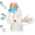 Asunby Waterproof Cast Covers for Shower Arm, Reusable Adult Long Arms Protector Bag after Surgery, Durable Showering Sleeve for Wound Hands/Wrist/Elbow/Finger, Recovery Supplies Gifts - size: Adult Arm-Long