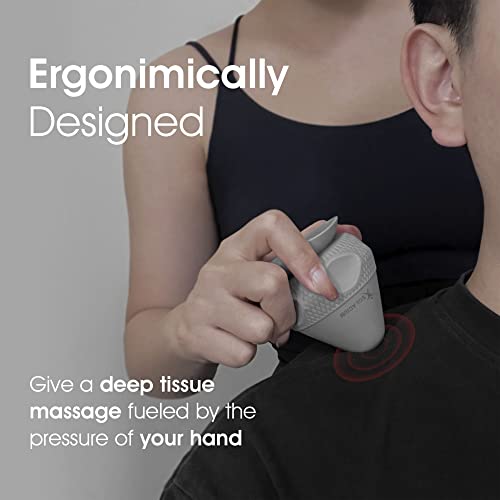 Solacium Mountable Massage Therapy Tool - Multi-Surface Suction Cup Wall Massage Tool for Sore Muscles, Myofascial Release, Stress Relief, Trigger Point and Deep Tissue Massage (Gray) - color: Gray