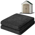 ToLanbbt Outdoor Storage Shed Floor Mat, 7 x 4 FT Waterproof Carport Mat, Washable Furniture Pad with Non Slip Backing for Dust, Oil, Protection, Storage Shed Not Included - size: 7 x 4 Ft