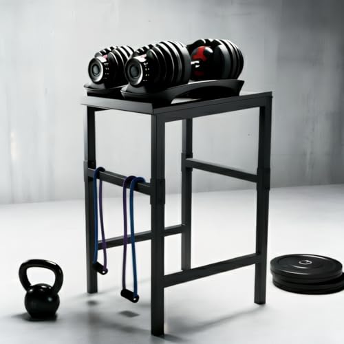 Commercial Heavy Duty Dumbbell/Kettlebell Rack Stand 500-800LBS | Heavy Duty One-Piece Welded Frame, Anti-Tip Non-Slip Base, Easy 6-Part 10-Min Assembly, Fitness Gear Storage for Garage - style: New-single - layered Adjustable Dumbbell Rack