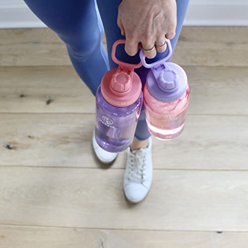 Takeya Tritan Sport Water Bottle with Spout Lid - BPA-Free & Dishwasher-Safe Water Bottle - Reusable Bottle with Lid Handle - Simple Leak-Proof Water Bottle - 24 oz, Flutter Pink - color: Flutter Pink, size: 24 Ounces