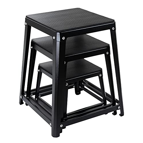 Plyometric Jump Box Set - size: 12/18/24 Inch