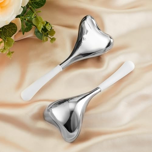 Running man Cryo Sticks for Face - Gua Sha and Massage 2-in-1, Ice Globes-Facial Skin Care Tools for Women, Cold Globes for Facials, Cooling Face Globes - color: Silver