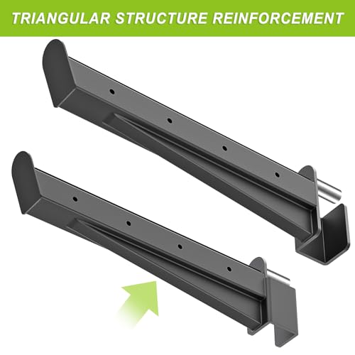 Kipika Power Rack Attachment for 5/8" & 1" Holes - Heavy Duty Home Gym Equipment for 2x2 or 3x3 Squat Rack, Adjustable and Easy to Install - color: For 2"x2" Rack with 5/8" or 1" Hole