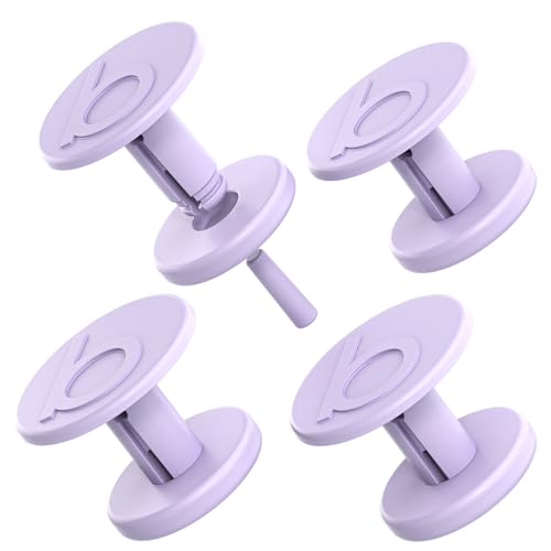 Replacement Buttons for Bogg Bag Handle Strap – Hard Plastic 3D “b” Rivets Match New Bogg Bag Style – I Lilac You a Lot Color Fits Original, Baby, and Bitty Totes – Durable Replacement Accessories - color: 3D B I Lilac You a Lot