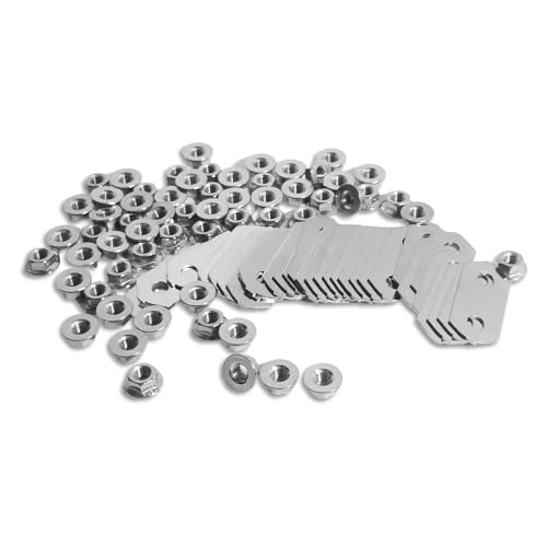 30 Sets Nickel Plated Copper Bus Bars & Stainless Steel Nut Kit - Compatible with Toyota Prius, Prius V, Lexus CT200h Hybrid Battery (2004-2017 Models - Improved Design) - size: 30 sets