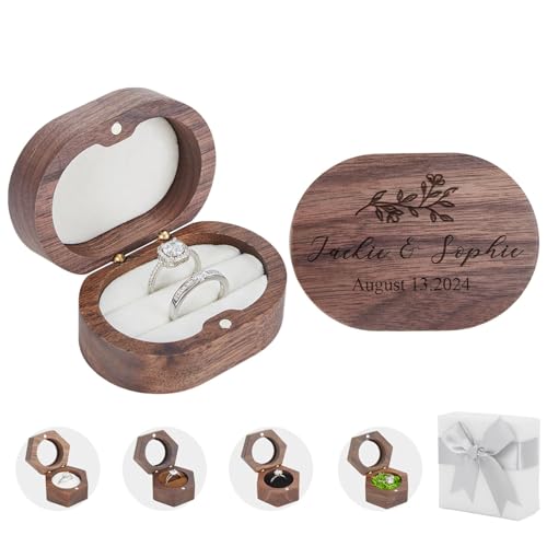 wood ring box (F-custom) - color: F-custom