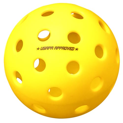 Onix Fuse G2 Outdoor Pickleball Balls USA Pickleball Approved - color: Yellow, size: 3 Pack