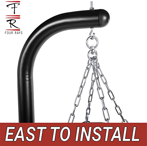 360 Rotation Heavy Bag Chain, Punching Bag Hanger with Stainless Steel Swivel Chain and 4 Snap Hooks, Mount for Hammock, Gym Swing, Yoga Swing, Trapeze - size: Chain 4 Panels
