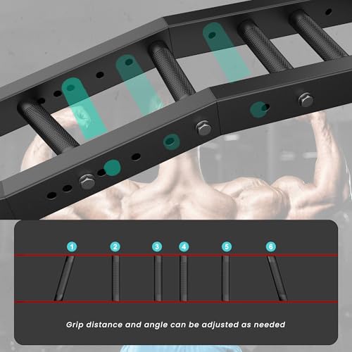 Multi Grip Swiss Bar, Fits 2" Olympic Bar, 600 LBS Capacity for Home Gym - color: B Multi Grip Barbell-Curls