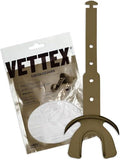 Vettex DoubleGuard Mouth Guard with Lip Protection, Vegas Gold | Football, Lacrosse, MMA, Boxing, Adjustable Helmet Strap, Braces Friendly, 2 Breathing Channels, NCAA & NFHS Certified - color: Vegas Gold