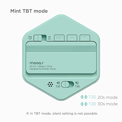 Mooas Multi-Hexagon Clock Cube, Digital Clock, Pomodoro Timer with Backlight 12/24H Count up & Countdown, Flip Timer, Various Time Presets - Ideal for Classroom, Gym, Office (Yellow) - color: Yellow