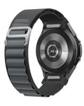 One Click Alpine Loop Bands Compatible with Samsung Galaxy Watch 7 Band/Galaxy Watch 6 4 5 FE Band 40mm 44mm/Watch 6 4 Classic 47mm 43mm 42mm 46mm/5 Pro 45mm, 20mm No Gap Nylon Sport Strap for Men - color: 6#Dark Gray