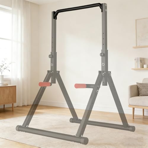 WATBKHE Power Tower Pull Up Dip Station Foldable, Pull Up Bar Station Adjustable, Multi-Function Home Gym, Strength Training Fitness Equipment, Triangular Design, for Home Outdoor - color: Black-Attachment
