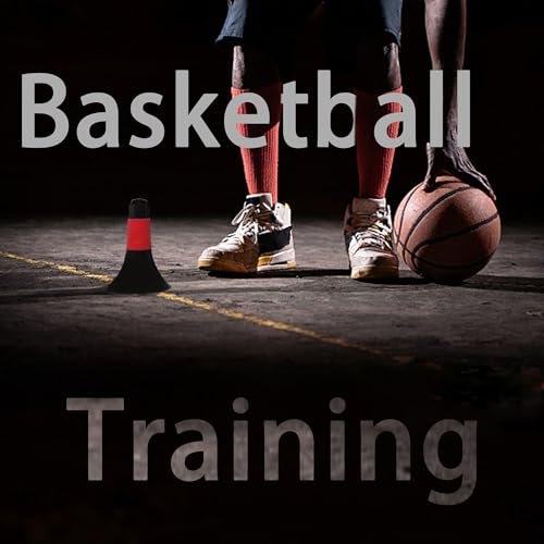 12 Pcs Sports Training Cones 9 Inch Agility Plastic Skating Marker Cones with Carry Bag for Kids Football Basketball Practice - color: Red