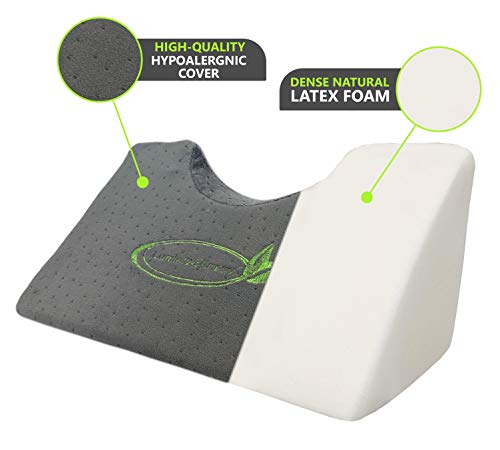 Lumia Wellness Cervical Wedge Pillow - Tension Muscle Relief & Relaxer, Contoured Support for Neck & Shoulder