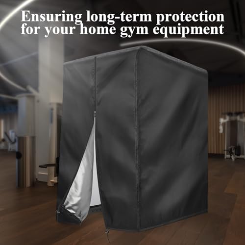 Squat Rack Cover with Waterproof Zipper, Protective Cover for Power Cage/Weight Lifting Rack/Weight Cage/Power Racks for Home Gym Equipment Storage-Indoor & Outdoor Use - size: Customized Size