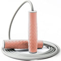 Weighted Jump Rope Workout-1LB Professional Skipping Rope with Adjustable Length and Silicone Comfortable Grips,Heavy Jumpropes Adults Fitness Women Men,Cardio Boxing Endurance Training Exercise - color: Pink