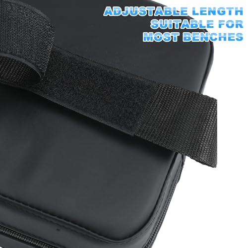 Simgoing Weight Lifting Pad Bench Chest Press Back Pad for Free Weight Bench Exercises and Chest Press Support Non Slip PVC Leather Foam Support for Home Gym Strength Training - size: 9.3x7.1x3.2 Inch