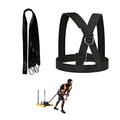 Sled Harness, Weight Speed Tire Pulling Workout Resistance and Assistance Trainer Physical Training Rope Football Exercise Equipment for Outdoor Indoor Men and Women - size: 13.1FT