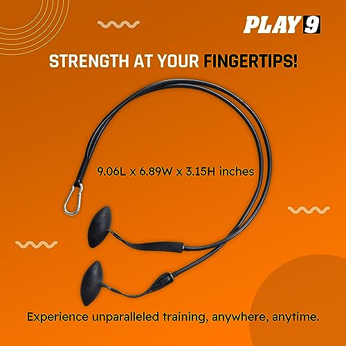 Play 9 Sports Resistance Exercise Bands Baseball Activation Elastic Training Athletes Equipment Bands - color: Ovoid - Black, style: Adult Closed Grip