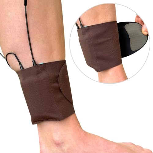 URSA Ankle Straps: Low-Profile, Soft, Stretchy & Breathable Transmitter Straps for Location Sound, Theatre, Wedding Shoots & More (Brown, Ankle) - color: Brown, size: Ankle