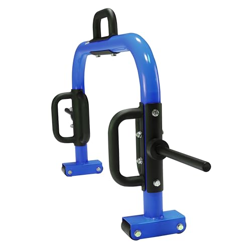 CAP Deluxe Open Trap Bar - Dual Grip Hex & Shrug Bar for Weightlifting - color: Blue