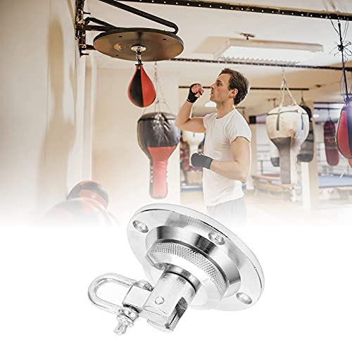 Speed Bag Swivels, Stainless Steel Boxing Ball Swivels with 360° Ball Bearing Speed Bag Mount Hardware Kit for Boxing Training