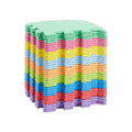 Amazon Basics Kids Interlocking Puzzle Exercise Play Mat, EVA Foam Floor Tiles, 36-Pack with 54 Borders, 12" x 12", Colorful, Soft
