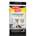 Glad for Pets Activated Carbon Dog Training Pads with Anti-Microbial Technology, Odor Eliminator Pee Mats for Dogs, 6-Layer Leak-Proof Heavy Duty Indoor Puppy Potty Pads, 23 x 23 Inches, 30 Count - size: 30 Count (Pack of 1)