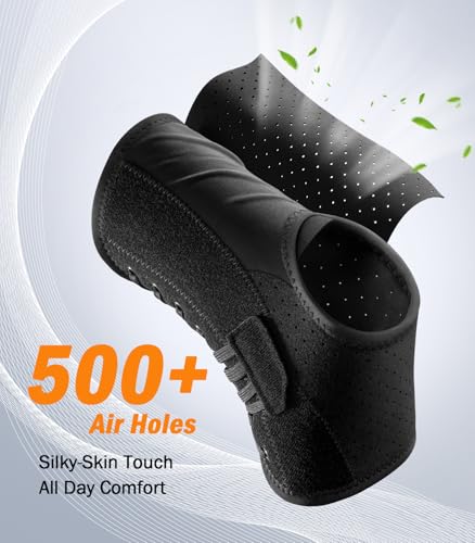 Slim-Fit Ankle Brace for Sprained Ankle, Quick Lace Up Ankle Support for Women Men with 2 Auto-Shaped Pads, Air Fabric Cool Ankle Stabilizer for Injury Recover, Running,Sports,S(10”-11.6”) - color: Black, size: Small(ankle:10.4in-12in)