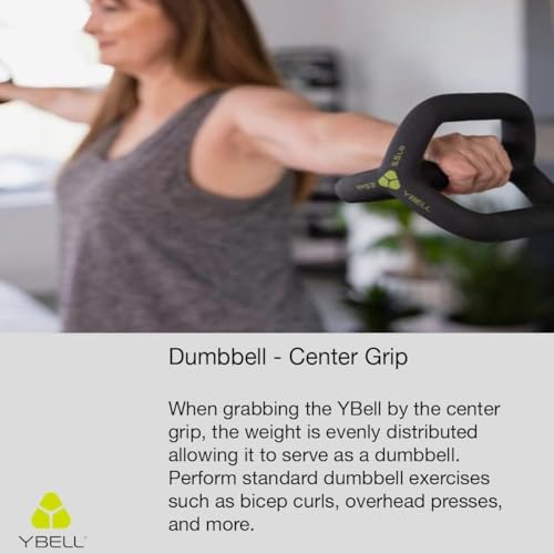 TRX YBell Neo Series 3-in-1 Kettlebell, Dumbbell and Push Up Bar Workout Equipment | Commercial Grade Neoprene Coated Surface | Perfect for Strength Training & Conditioning Workouts | Bundle - size: 15.8lbs 4-Piece Kit