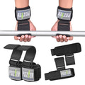 Weight Lifting Hooks (PAIR) - Padded Wrist Wraps - Hand Grips Deadlift Straps for Men and Women - Grip Support for Bodybuilding Heavy Gym Workout - Ideal for Deadlifts, Powerlifting, Shrugs, Pull-Ups