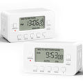 BN-LINK 7-Day Heavy Duty Digital Timer with Dual Outlet, LCD Display, 3-Prong Programmable Design, for Lights, Fans, Coffee Machine, Home, Office, Indoor Use, 125V 15A 1875W, 2 Pack | in Timer, 8 ON/OFF Programs, 3 Prong Dual Outlets for Lamps, Fans, Coff