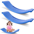 2 Pack Balance Board for Kids Teeter Totter Plastic Wobble Balance Board Indoor Toddler Toys for Toddler Exercise Motor Skills, Gaming, Outdoor and Indoor, Blue