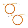 PATIKIL Speed Jump Rope Replacement Cable, Professional Skipping Rope Steel Wire Replace for High Speed Jump Ropes - color: Orange