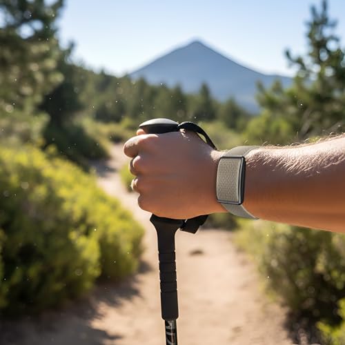 DADO Breathable Nylon Replacement Watch Band Compatible with Polar Loop – Lightweight, Ideal for All Weather Use Sport Strap with Adjustable Hook & Loop Closure - color: Khaki