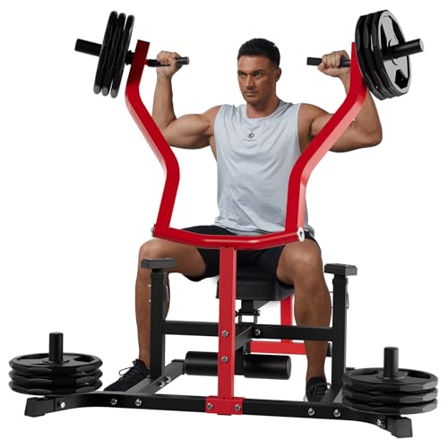 GAOMON Adjustable Bench Press Machine - 1250LBS Capacity Chest Press with Independent Converging Arms for Chest, Shoulder, AB Workouts ,Home Gym Equipment